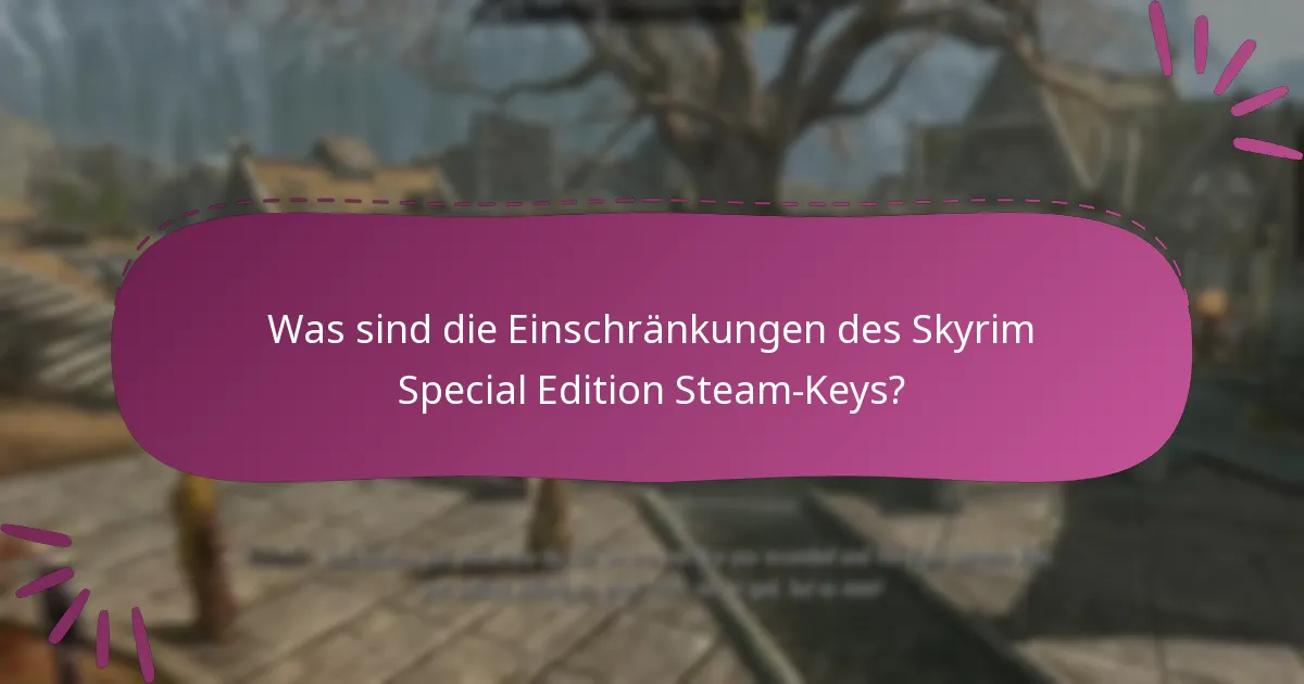 Ist Cross-Play für Skyrim Special Edition verfügbar?